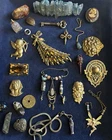 Vintage Junk Drawer" Costume Jewelry As Lot BITS & BOBS