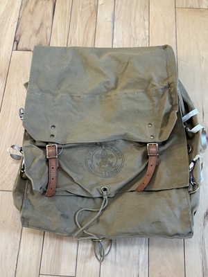 Vintage 60 s Boy Scouts Of America 574 Yucca Pack Backpack Canvas Bag BSA USA