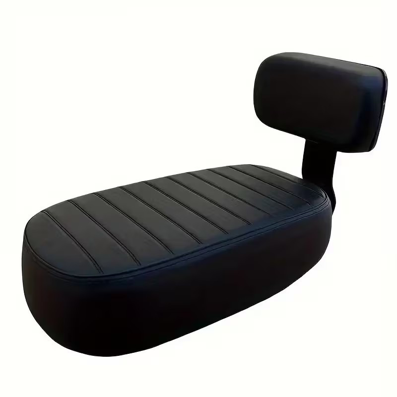 Coussin de porte-bagages vélo imperméable rembourré et dossier de maintien