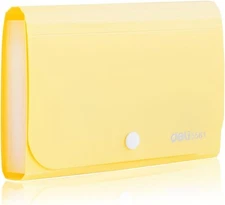 Expanding Accordion File Folder 12 Pockets Mini Case