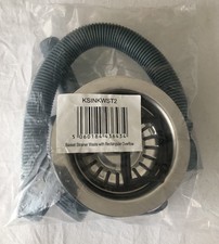 Plumbworld Korbsieb Abfallset - Edelstahl - Neu in Verpackung