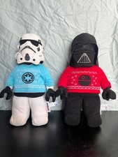 Lego Star Wars Plush Darth Vader Holiday Stuffed Figure Holiday Sweater Red