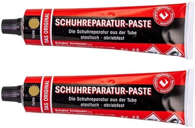 Langlauf Schuh Reparaturpaste 2-er SPAR SET beige - Schuhreparatur aus der Tube