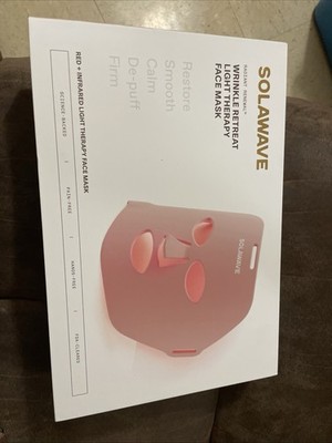 Solawave Radiant Renewal Wrinkle Retreat Light Therapy Face Mask