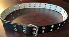 830 New Men's Reversible black or white belt Large size 38 Nice
