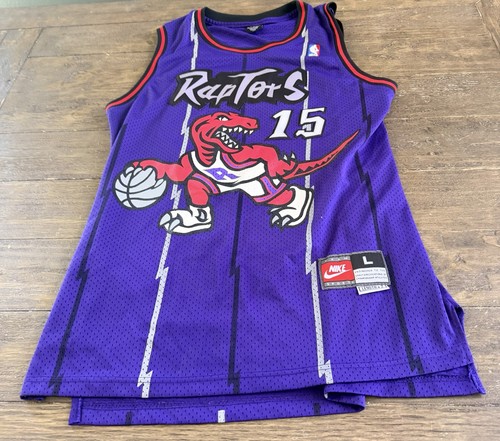 Vince Carter #15 Toronto Raptors NBA Nike Jersey Size Large Color Purple Clean!