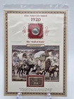 1920 Buffalo Nickel 1948 Indian Centennial Stamp Trail of Tears Card Used As Is