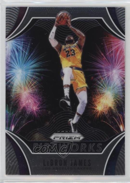 2019-20 Panini Prizm Fireworks LeBron James #2 00jz
