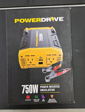PowerDrive 750W Modified Sine Wave Power Inverter 2 AC Outlets Protection