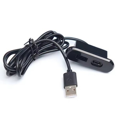 Desktop Embedded USB-Buchse Möbel Schreibtisch Tragbarer Typ-C und USB-Lade7592