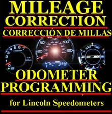 Lincoln Speedometer Instrument Gauge Cluster Mileage Odometer PROGRAMMING