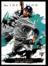 2021 Topps Inception Deivi Garcia Rookie G54 New York Yankees #3