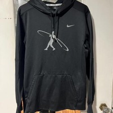 Nike black and white baseball hoodie baseball