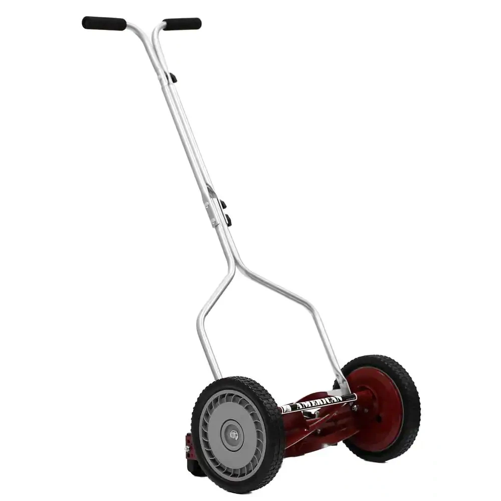 14 In. 5 Blade Manual Walk behind Reel Lawn Mower eBay