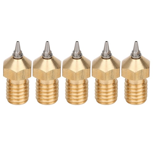 5Pcs 3D Printer Nozzle Set With Stainless Steel Tips Removable Accessories(0.2mm - Zdjęcie 3 z 11