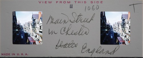 Eastgate Street Chester Cheshire, England - 1961 Stereo Realist Slide #1060 - Bild 2 von 3
