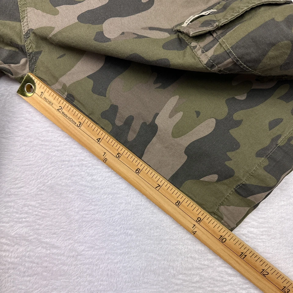Pantalones Cortos Lucky Brand Niños L 14/16 Verde Carga Camuflaje Ajustable Caza Jóvenes Niños Foto 4 de 4