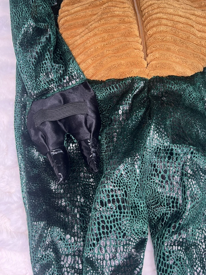 Fantasia de dinossauro Dream Play Imagine tamanho 4T corpo inteiro 1 peça 4 a 5 anos - Imagem 4 de 4