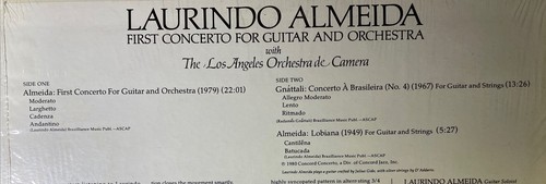 Laurindo Almeida - First Concerto For Guitar - OG 1980 DBX LP - RARE - EX Shrink - Foto 3 di 3
