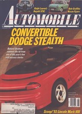 Automobile Magazine - August 1991 - Dodge Stealth - Lincoln Mark VIII