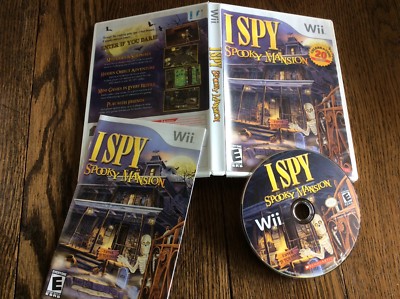 I Spy Spooky Mansion (Nintendo Wii, 2010) Used Free US Shipping