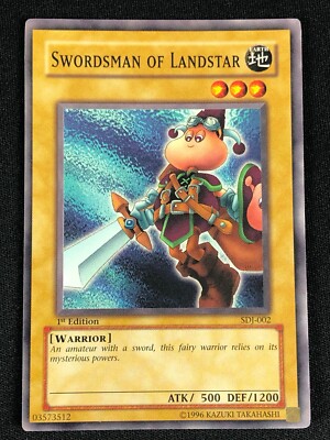 YUGIOH SWORDSMAN OF LANDSTAR SDJ-002 1ST COMMON (NM)