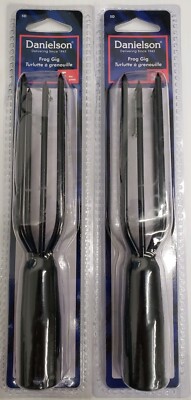 2 - Danielson Quick Release 5 Tine Frog Gig Spear Round Tine Pattern