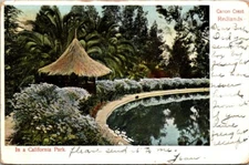 Postcard In a California Park Canon Crest Redlands 1906