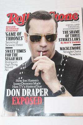 #ad Rolling Stone Magazine April 11 2013 Issue 1180 Don Draper Exposed $7.96