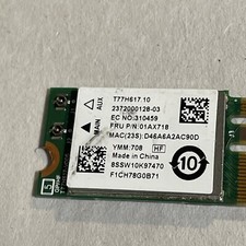 Lenovo ThinkPad E470 01AX709 Wireless Wi-Fi Module Card MB118