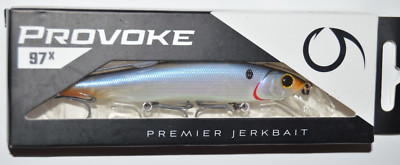6th sense provoke 97x suspending jerkbait 3.75'' 1/2oz ghost pro shad