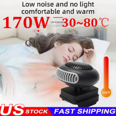 #ad Space Heater 12 48V Battery Powered Electric Heater Fan For BL15 BL1820 BL1840 $20.99