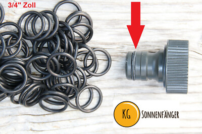 O-Ring Dichtung für alle 3/4'' Zoll Schlauchsysteme z.B. Gardena Profi usw.