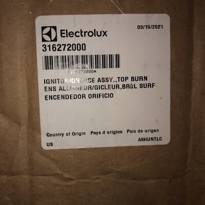 GENUINE OEM Frigidaire Surface Burner Orifice Holder OEM 316237707 - BRAND NEW