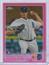 2015 Topps Chrome Pink Refractor RC #159 Kyle Lobstein Detroit Tigers