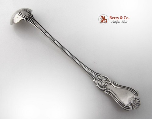 Prince Albert Mustard Ladle Coin Silver 1850 NY - Picture 2 of 4