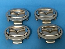Mazda Center Caps Genuine Factory Original Oem Silver Bbm2 37 190 K3954 Oem Set