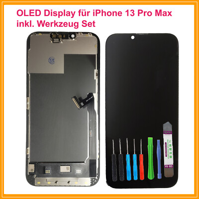 MH FHD OLED Display for iPhone 13 Pro Max LCD Replacement Screen BLACK +TOOL
