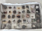 40 alte Mineralien als Konvolut (Amethyst, Silber, Cerussit, Sellait, etc...)