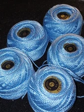 blue Jp coats Pearl cotton #5