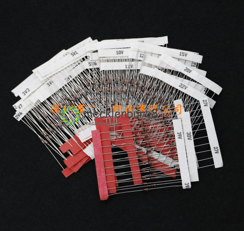 300Stück pro Set 30 Werte 0.5W  (2V~39V) Sortiert Zener Dioden Sortiment Heiz - Bild 1 von 6