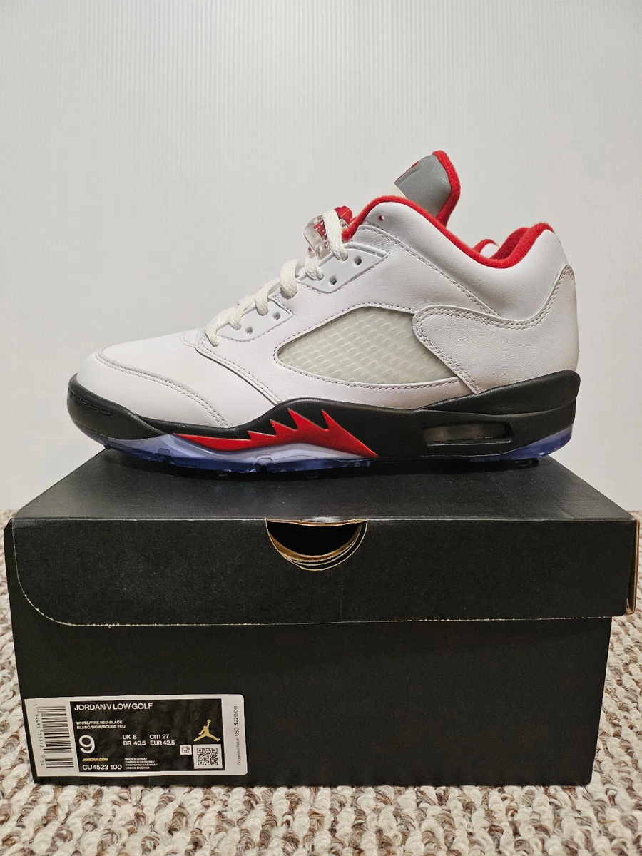 Preços baixos em Jordan 5 Golf Low Fire Red | eBay
