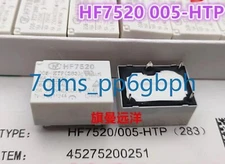 3 PCS NEW HF7520 005-HTP voltage 5VDC 16A Hongfa relay 4-pin large foot