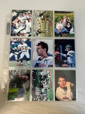 1992 Pro Line Profiles Ken O'Brien 9 Card Auto Autograph Lot Full Set Complete