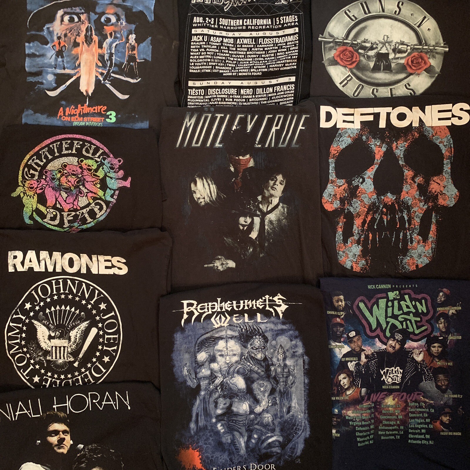 Rock Band Lot 10 TShirts Resale Wholesale Tour Concert Tee Dead