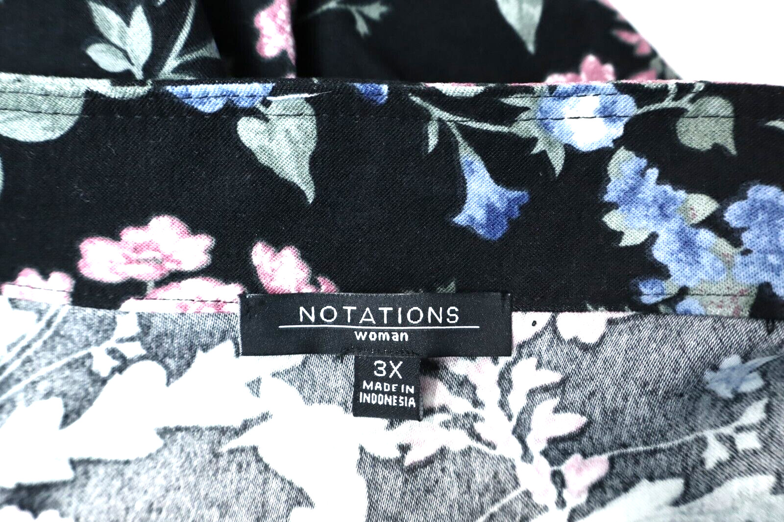 NOTATIONS Women's Polyester Jacket 3/4 Sleeve Flo… - image 8