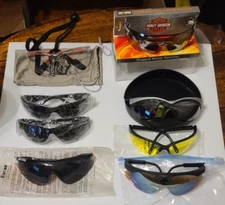 8 pairs of safety glasses