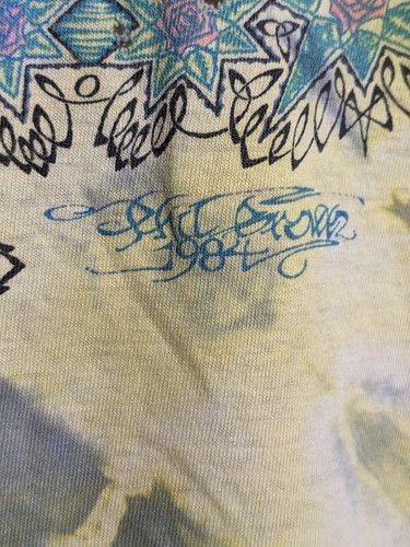 80s Grateful Dead Phil Brown Front and Back Image Tie Dye Hippie T Shirt Soft - Picture 6 of 7