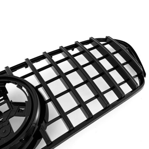 Glossy Black Front Grill For Mercedes Benz W167 GLE350 GLE53 2019 2020 2021~2023 - Picture 10 of 11