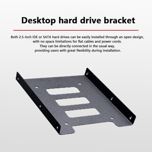 2.5" Skids For SSD To 3.5" Bay Caddy Tray Hard Drive HDD Metal Mounting Dock _xa - Afbeelding 11 van 13